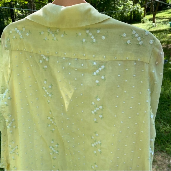 Vintage 60s/70s Handmade Floral Housecoat - Picture 6 of 8